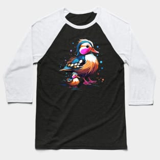 Mandarin Duck Fathers Day Baseball T-Shirt